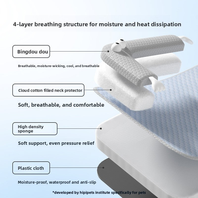 Close-up of Monster Design cooling bed gel layer