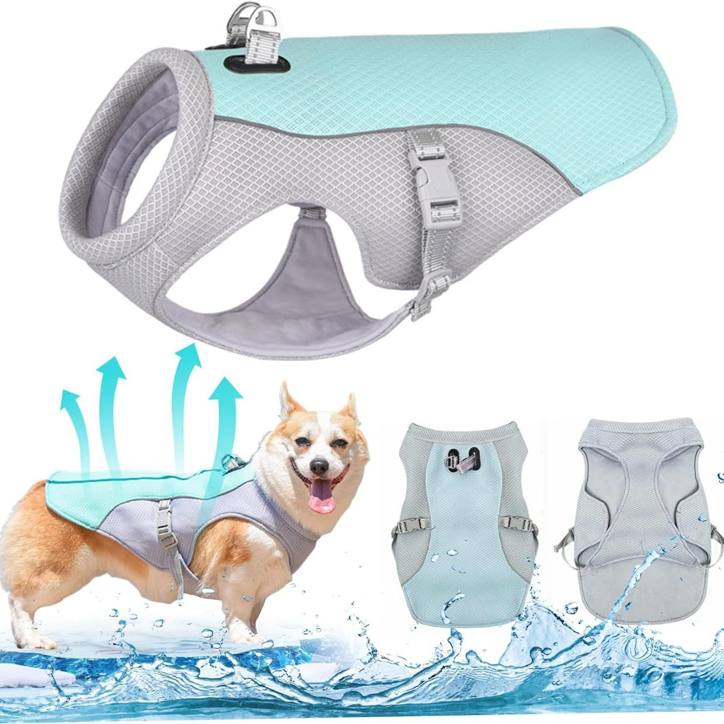 Cooling Vest for dogs, main product shot