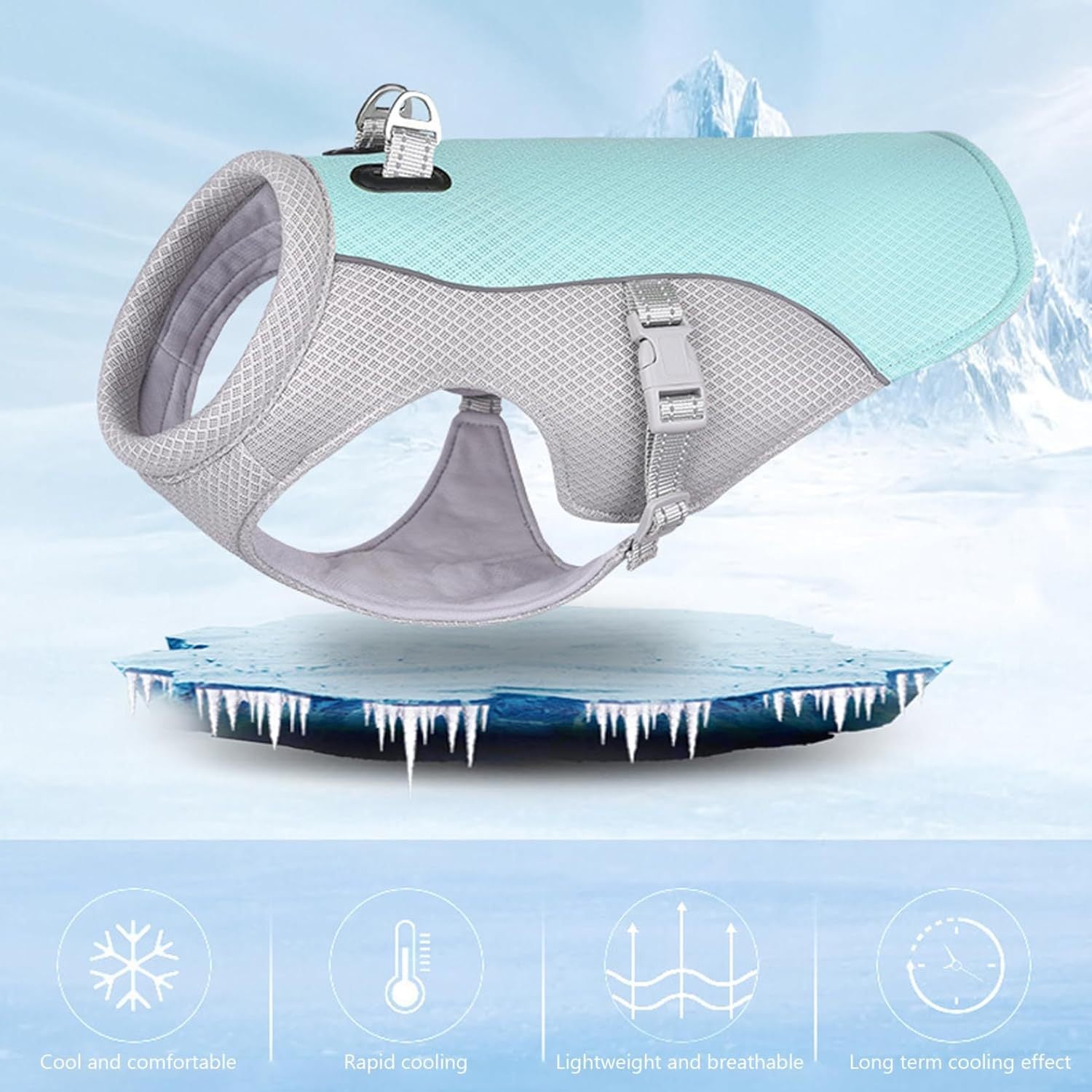 Cooling Vest adjustable straps close-up